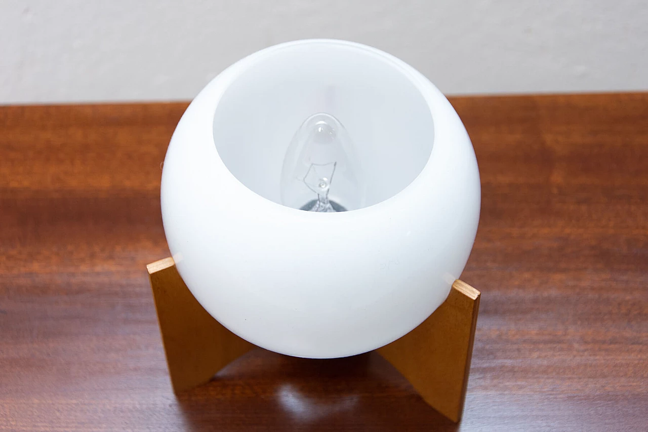 Pair of table lamps by Drevo Humpolec, 1970s 1471095