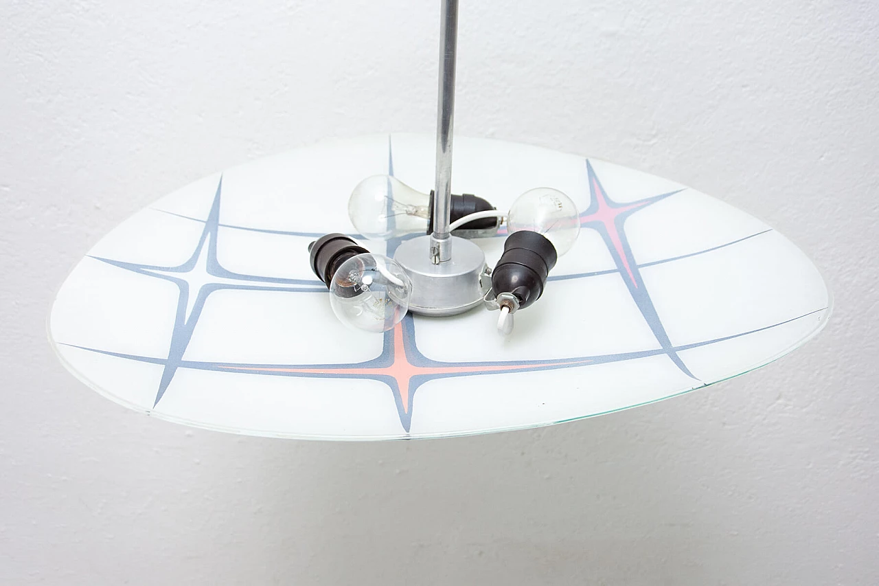 Chandelier with painted decorations, 1960s 1471118