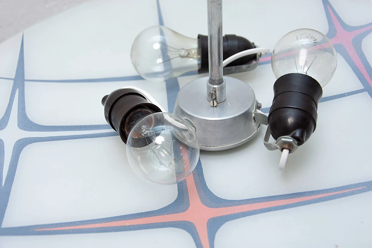 Chandelier with painted decorations, 1960s 1471120