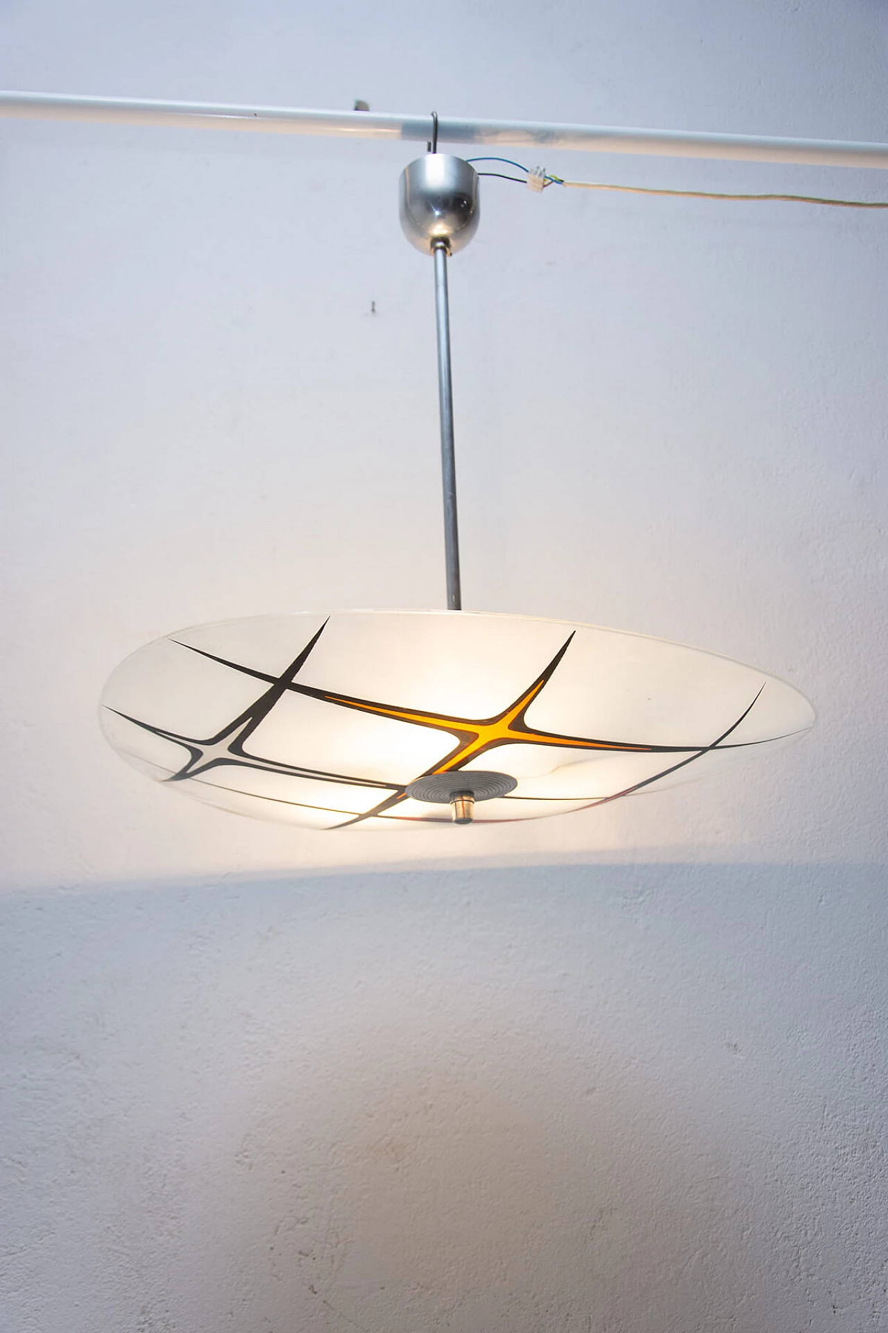 Chandelier with painted decorations, 1960s 1471123