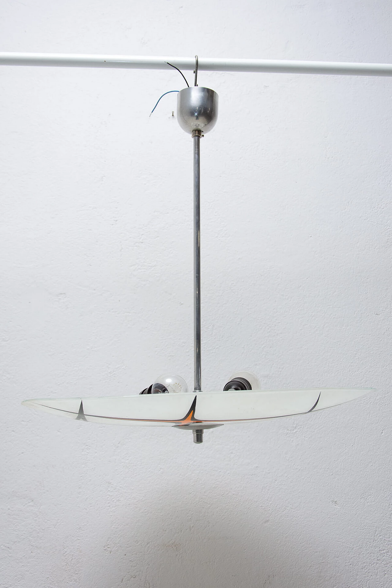 Chandelier with painted decorations, 1960s 1471125