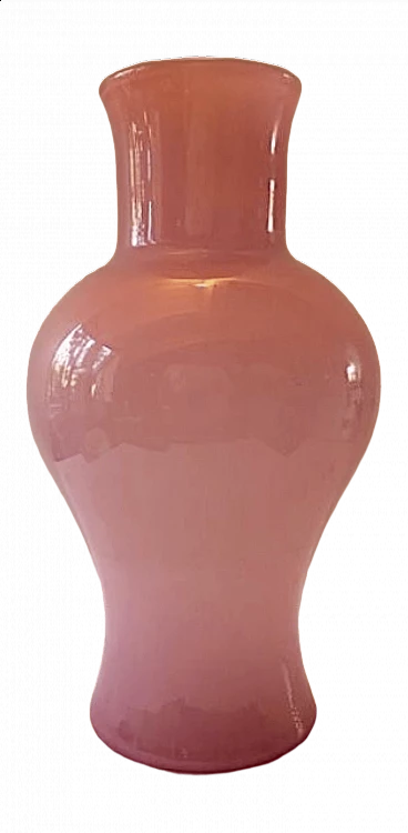 Vaso serie Opalini rosa di Venini, 1952