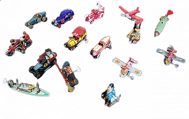 15 Tin car toy, 1990s