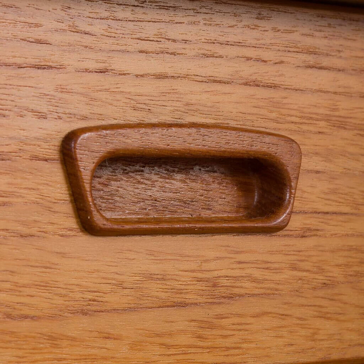 Sideboard with 4 drawers in teak, 1960s 1472351