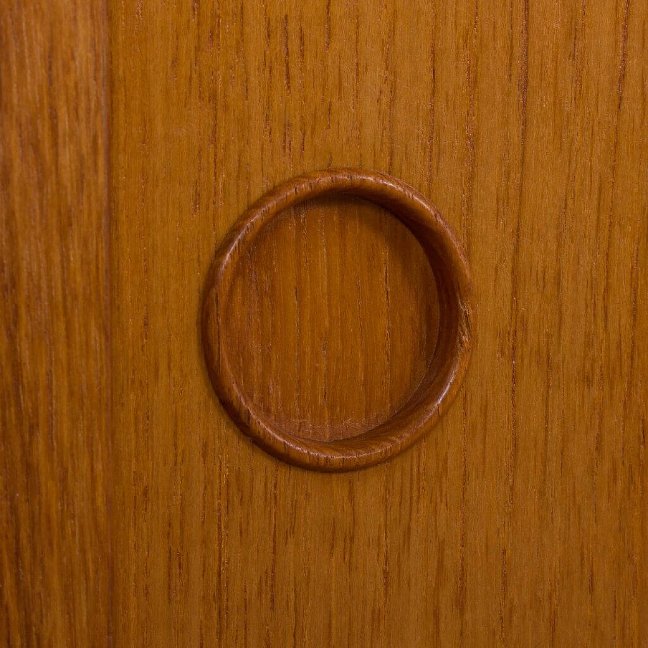Sideboard with 4 drawers in teak, 1960s 1472352