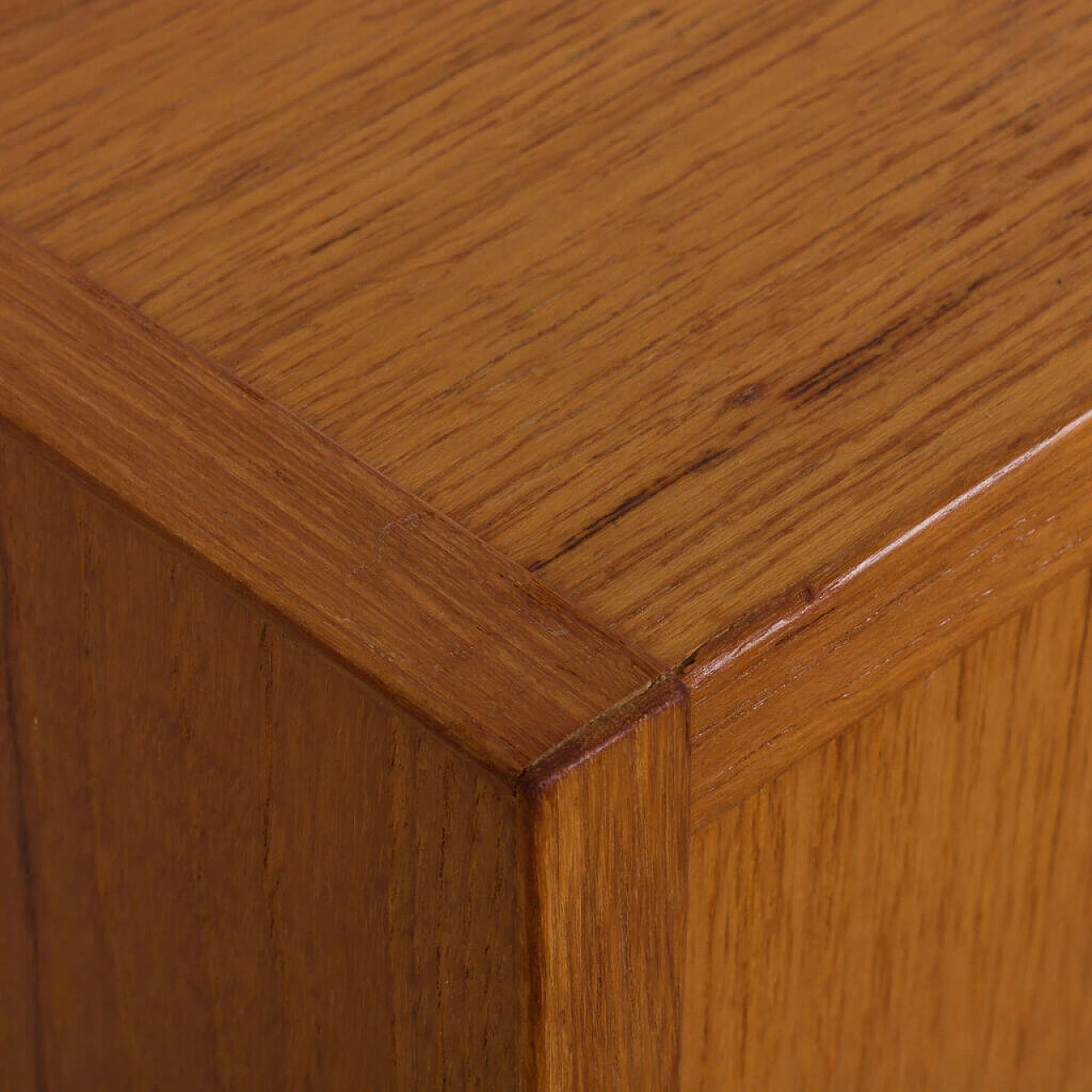 Sideboard with 4 drawers in teak, 1960s 1472353