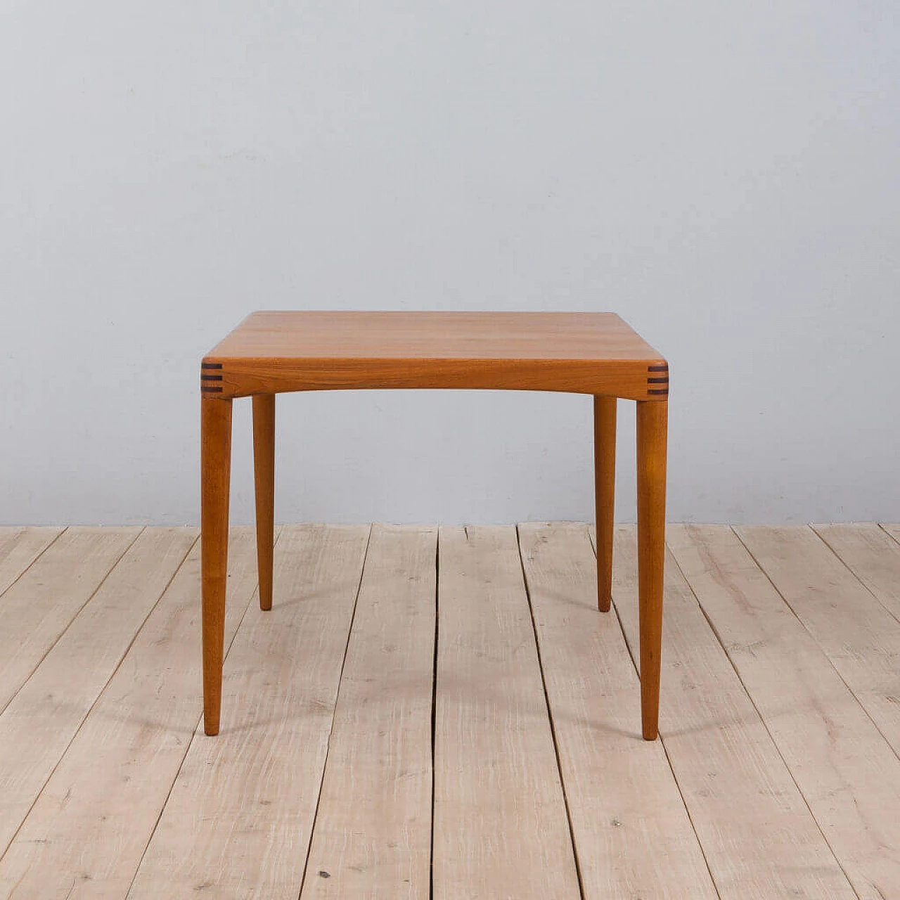 Extendable rectangular teak table by H.W. Klein for Bramin Møbler, 1960s 1472554
