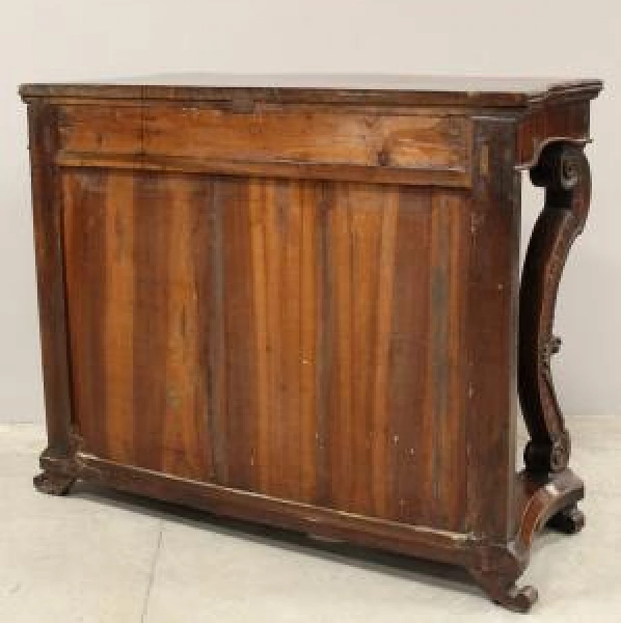 Charles X style console table in walnut, 19th century 1473287