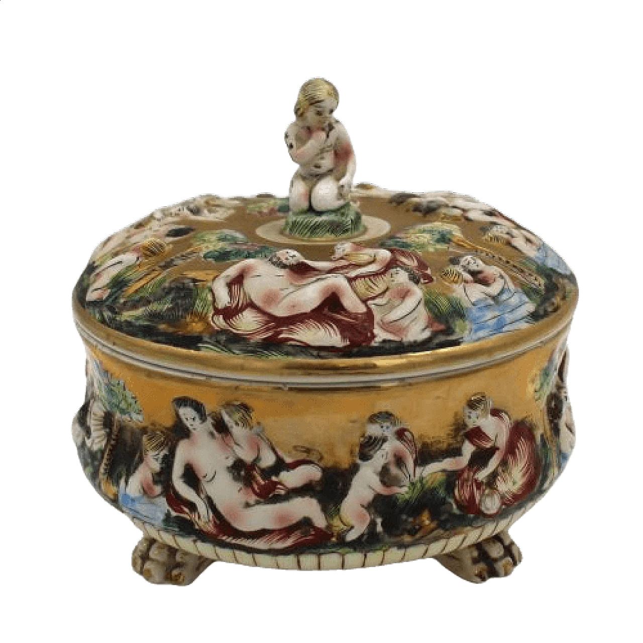 Centrotavola in porcellana Capodimonte, '900 1473376