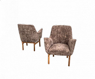 Pair of armchairs by Cassina attributed to Ico Prisi, 1950s