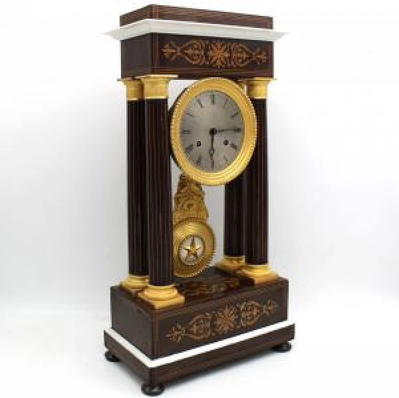 Charles X style pendulum clock in rosewood, 19th century 1473887