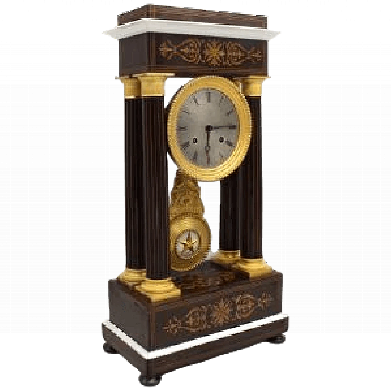 Charles X style pendulum clock in rosewood, 19th century 1473889