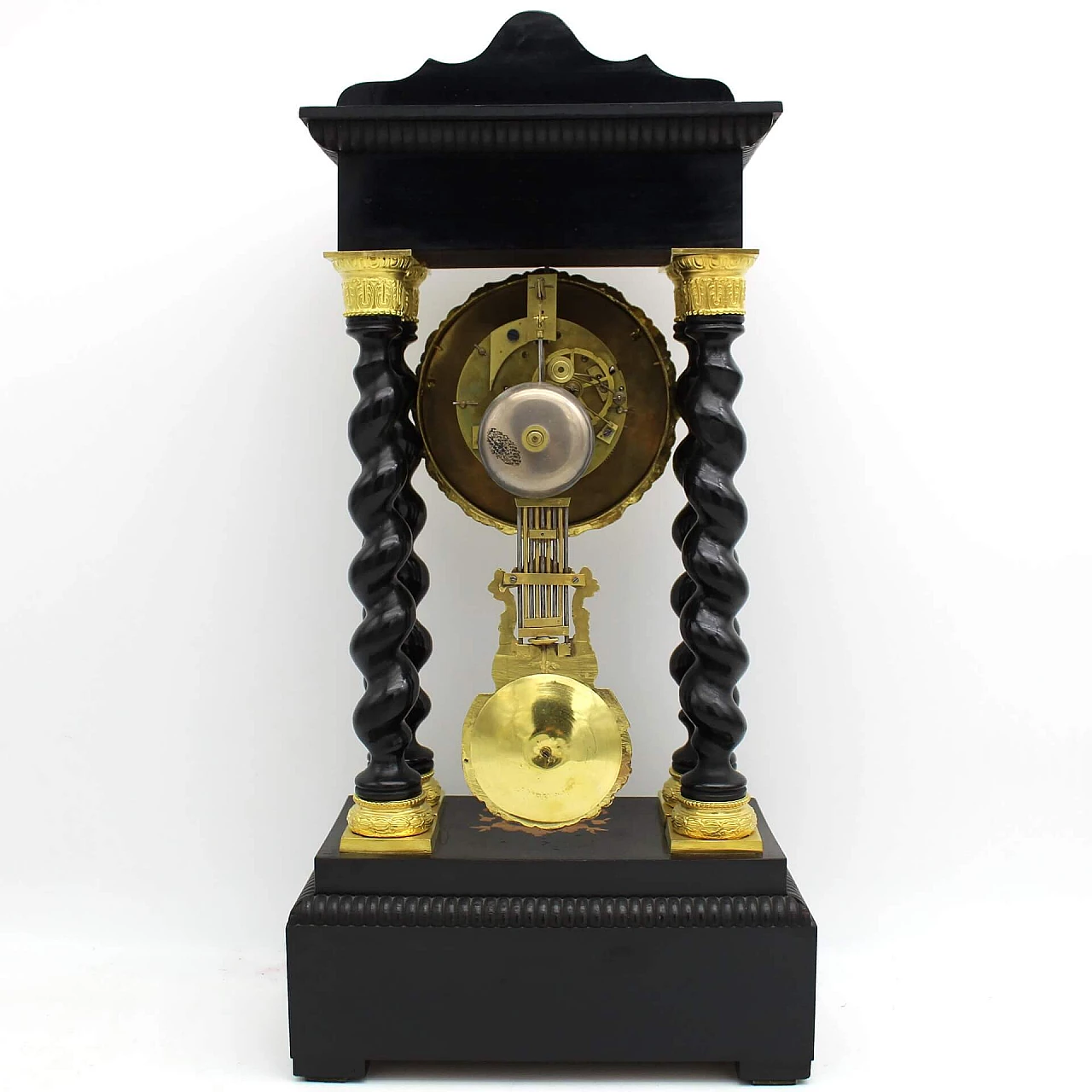 Inlaid Napoleon III style pendulum clock, 19th century 1473896