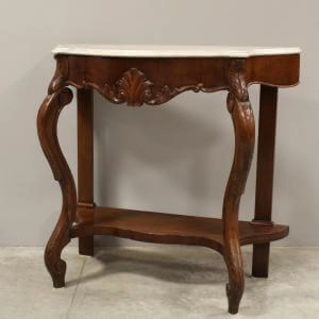 Louis Philippe style walnut console table, 19th century 1473945