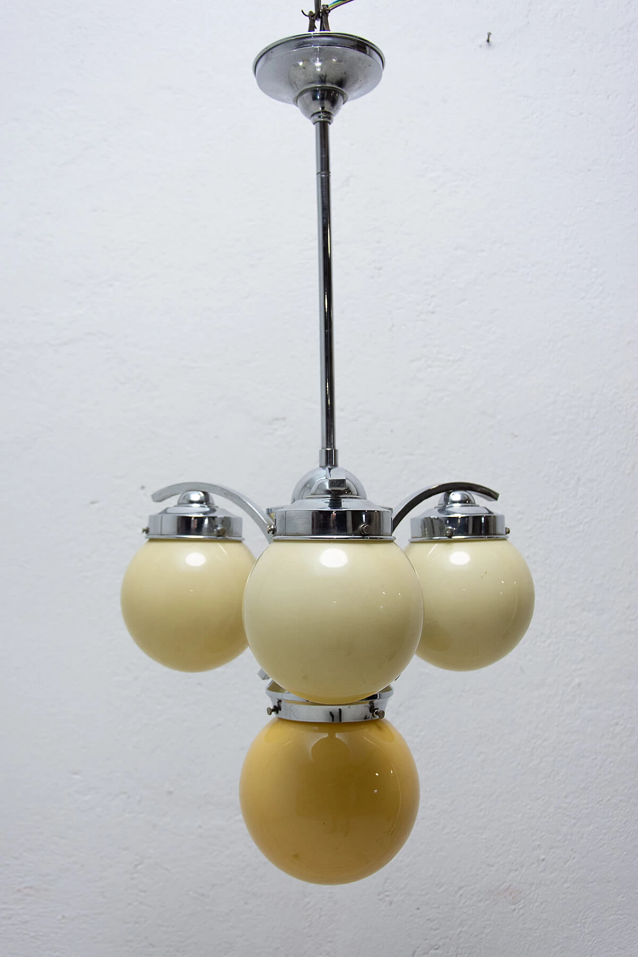 Art Deco style three-armed chandelier, 1930s 1473988