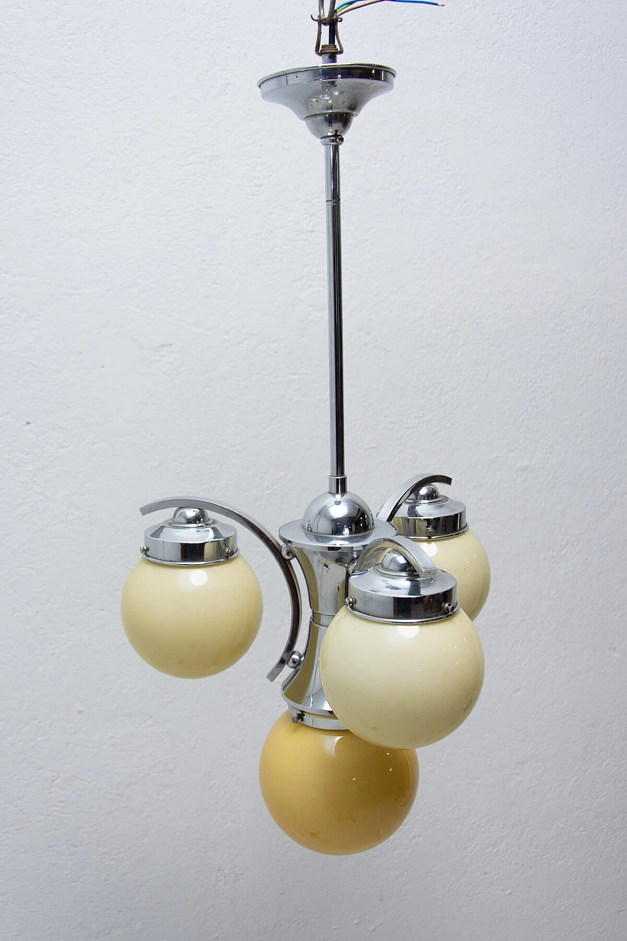 Art Deco style three-armed chandelier, 1930s 1473990