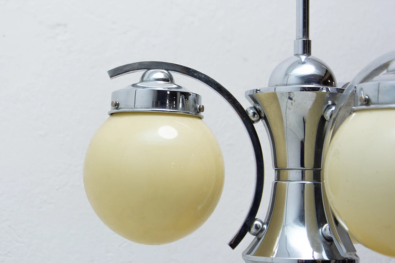 Art Deco style three-armed chandelier, 1930s 1473992