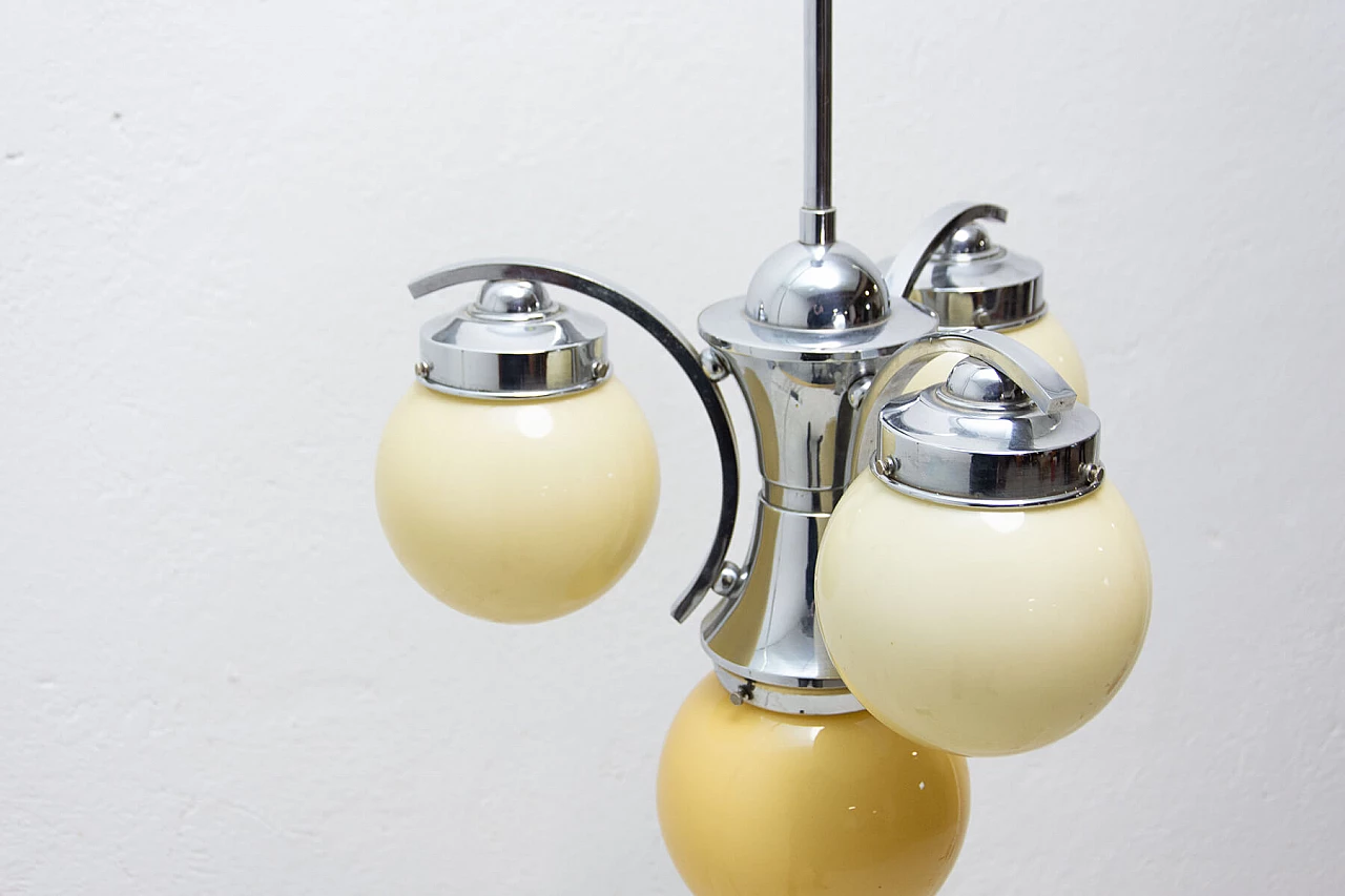 Art Deco style three-armed chandelier, 1930s 1473993