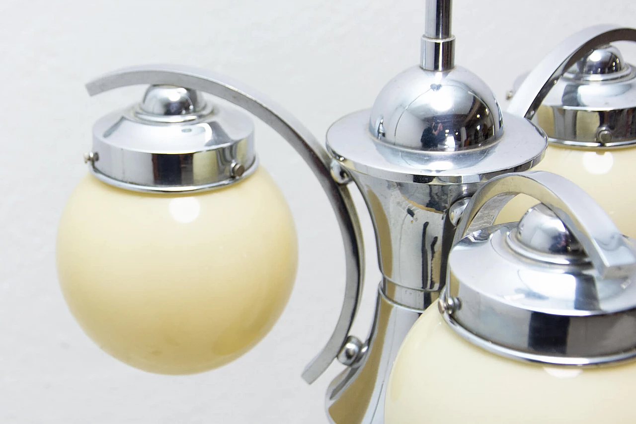 Art Deco style three-armed chandelier, 1930s 1473995