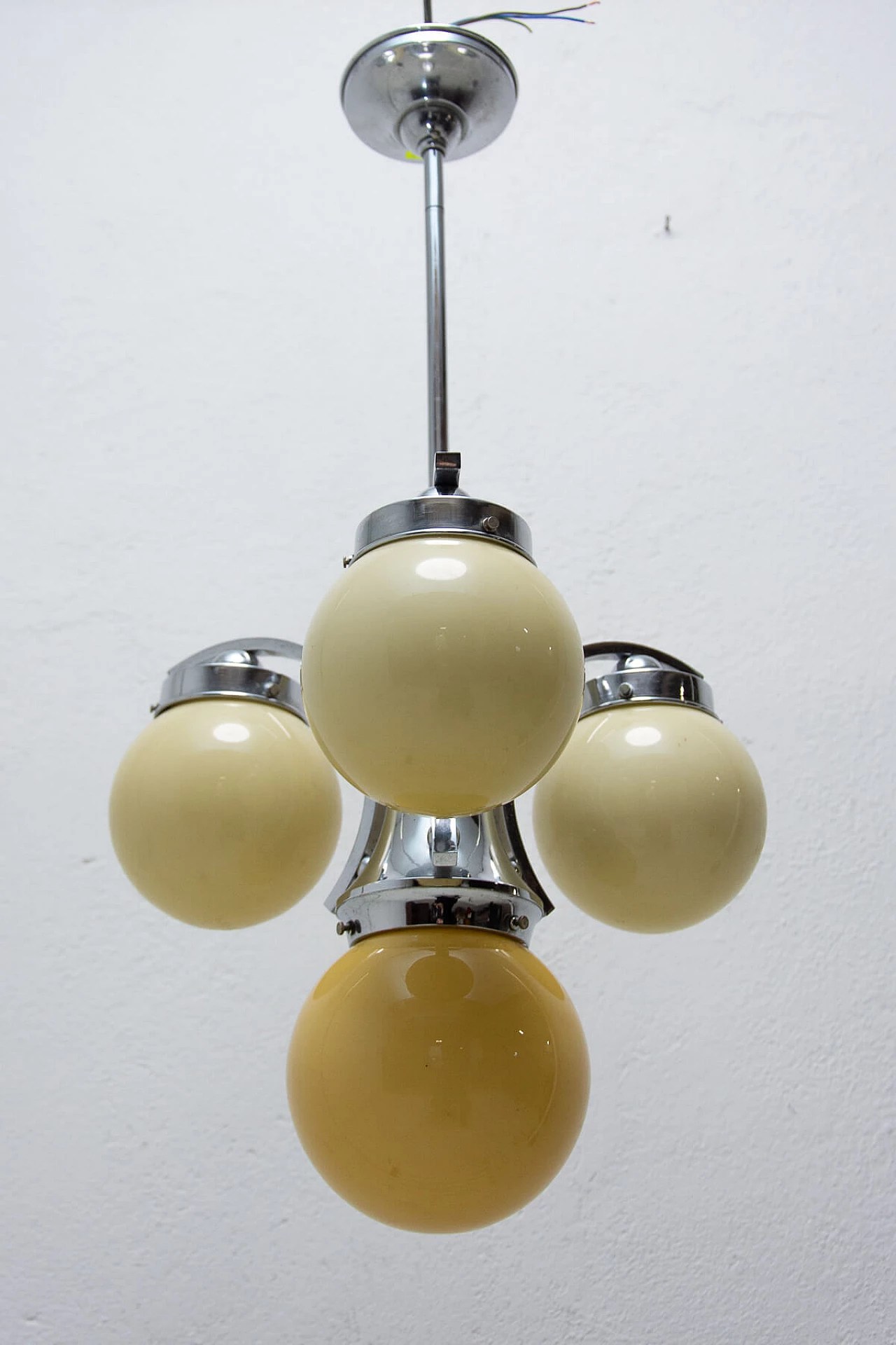 Art Deco style three-armed chandelier, 1930s 1474000