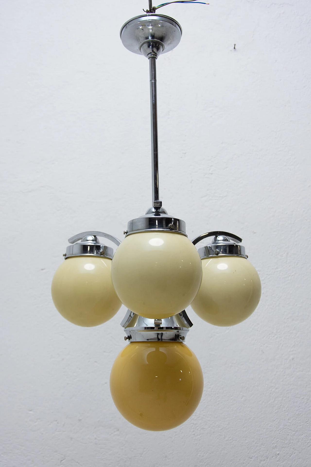 Art Deco style three-armed chandelier, 1930s 1474001