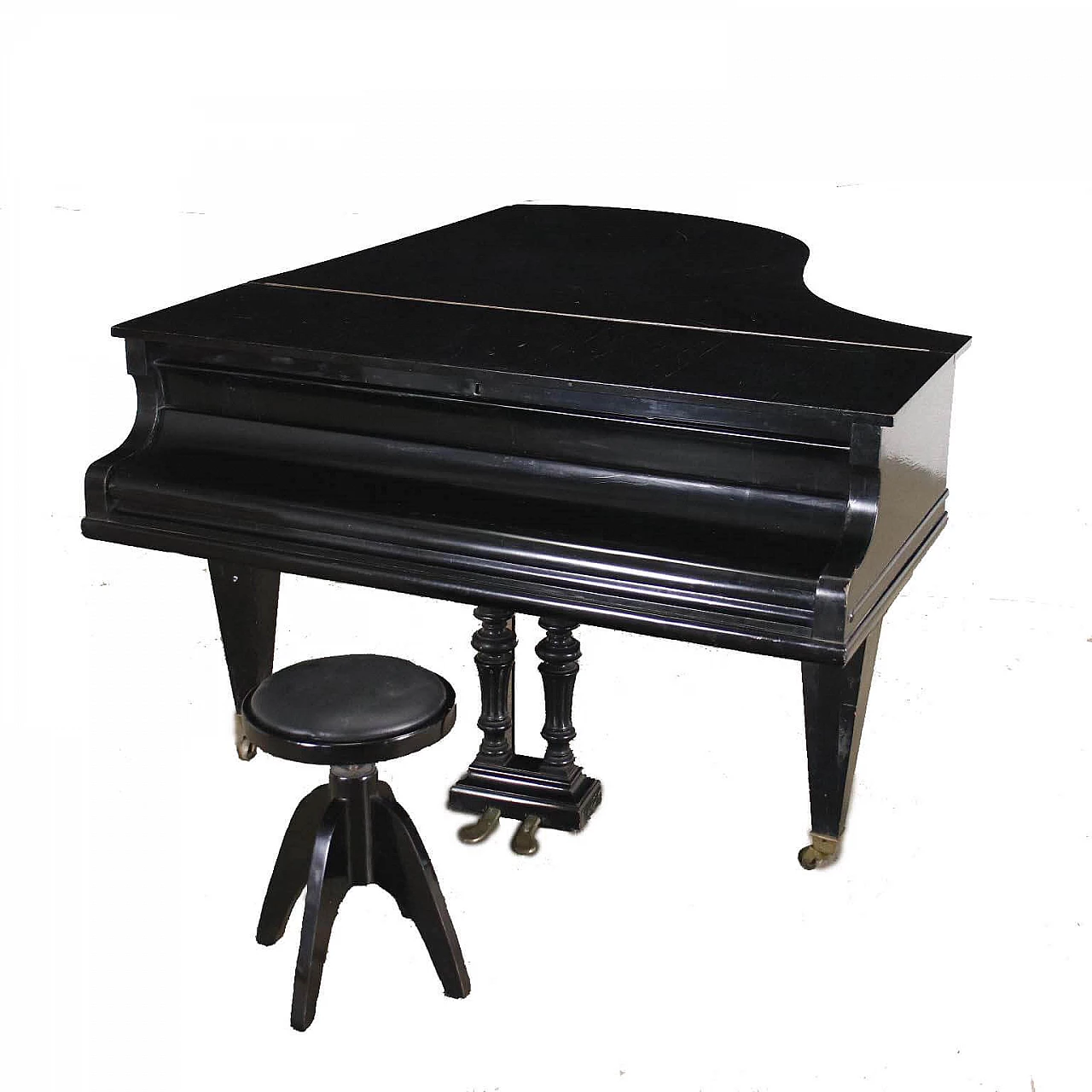 Pianoforte a coda Bechstein laccato nero, del '900 1474043