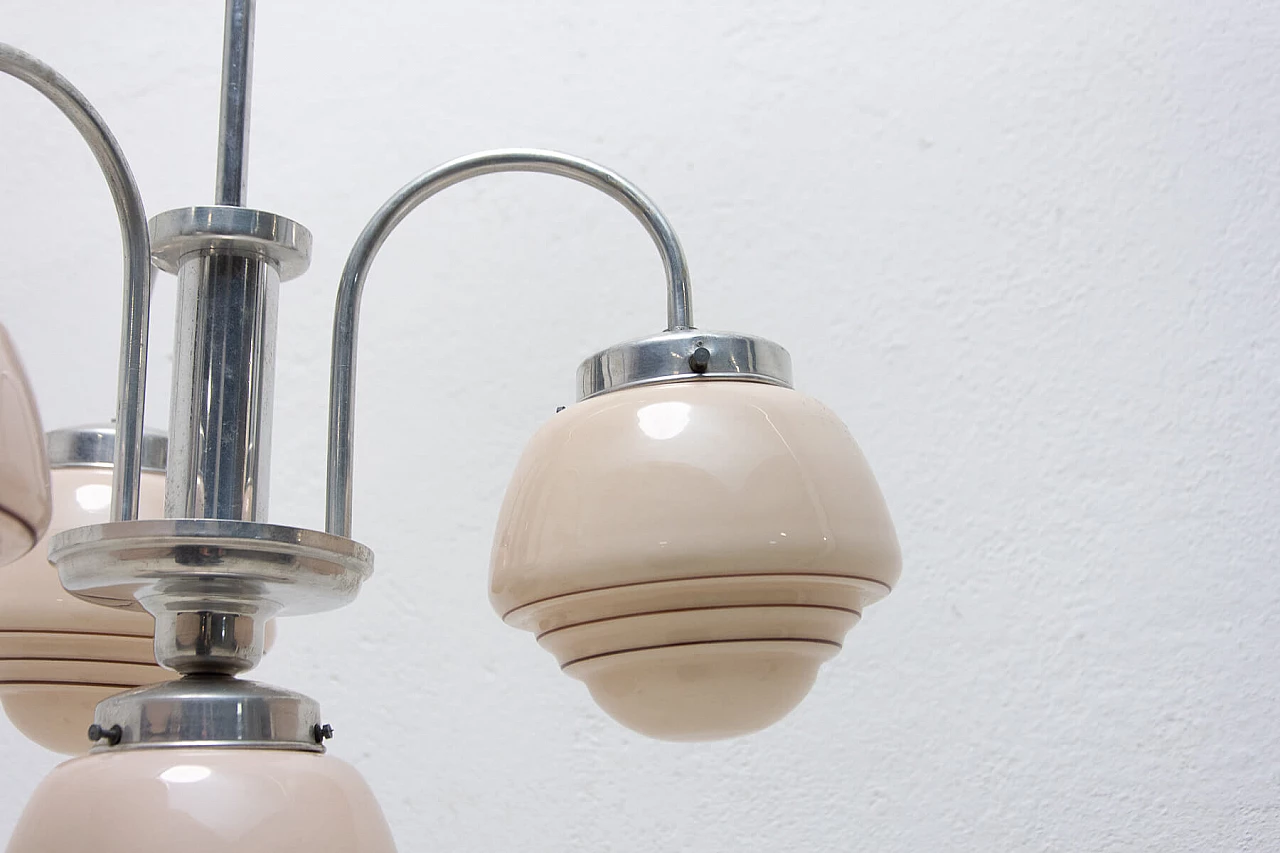 Art Deco chandelier with 3 arms, 1930s 1474094