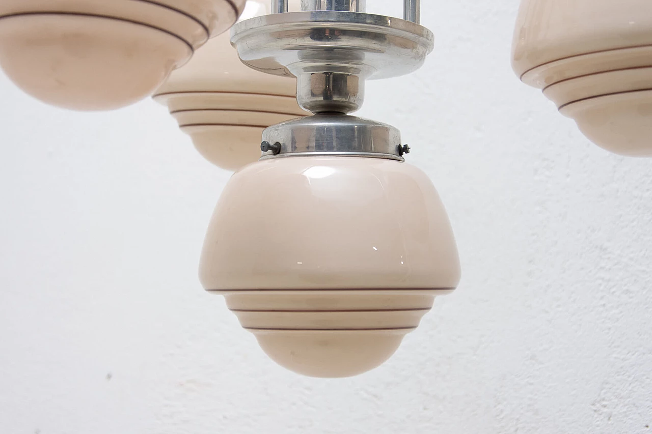 Art Deco chandelier with 3 arms, 1930s 1474095