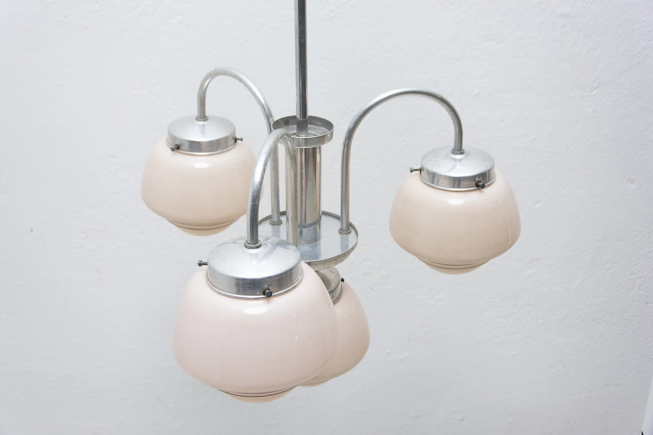 Art Deco chandelier with 3 arms, 1930s 1474097