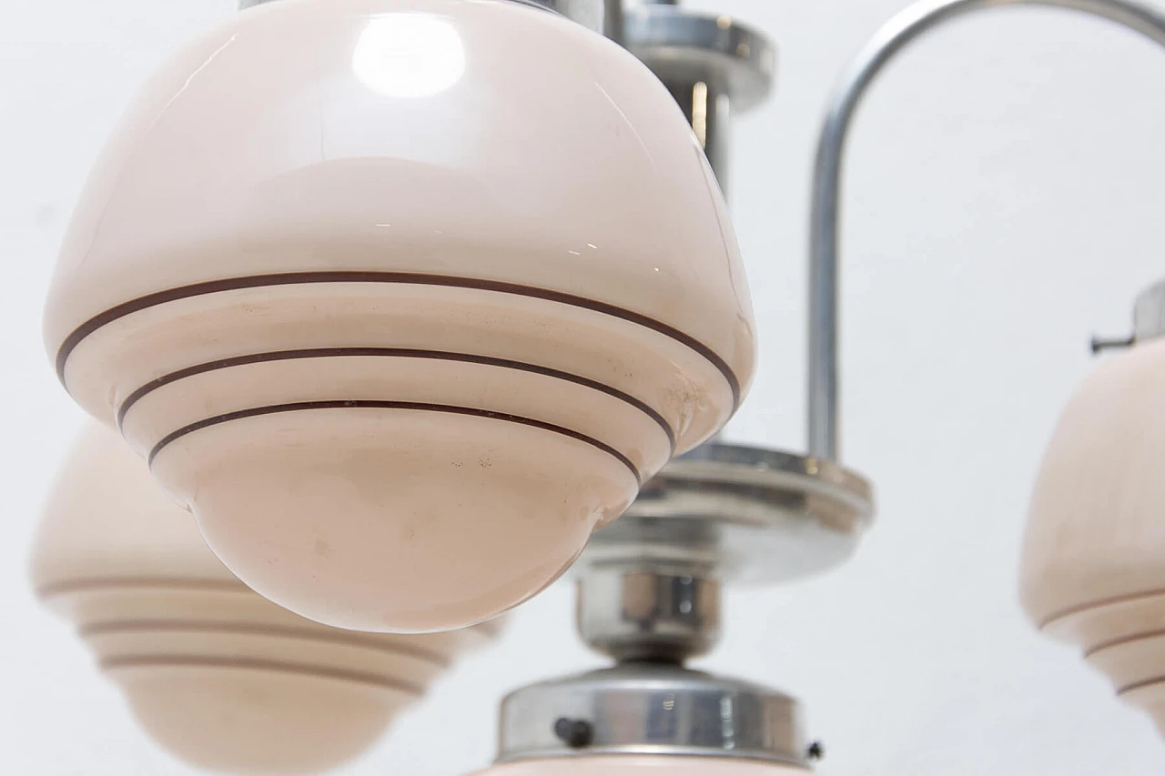 Art Deco chandelier with 3 arms, 1930s 1474101