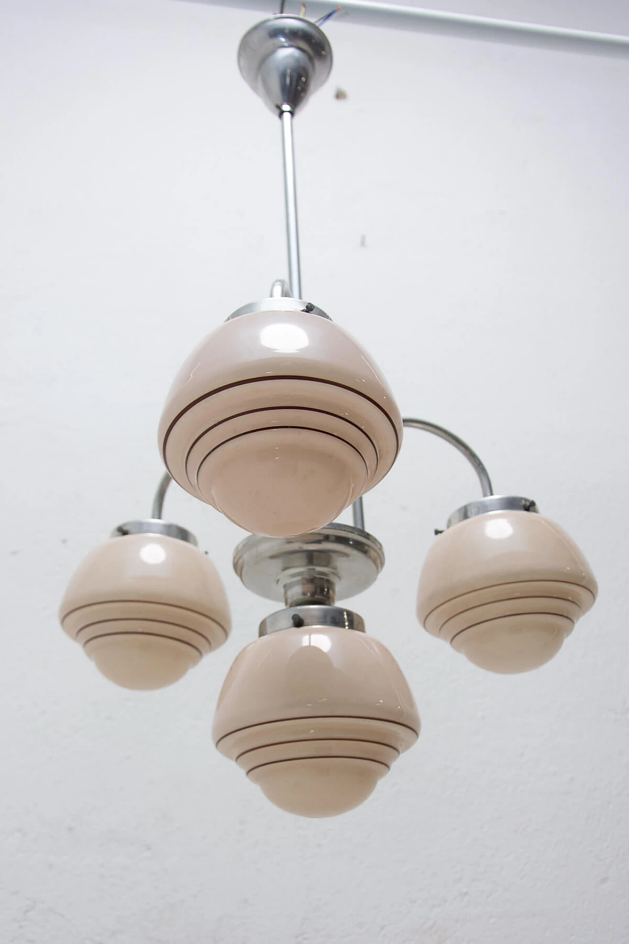 Art Deco chandelier with 3 arms, 1930s 1474180