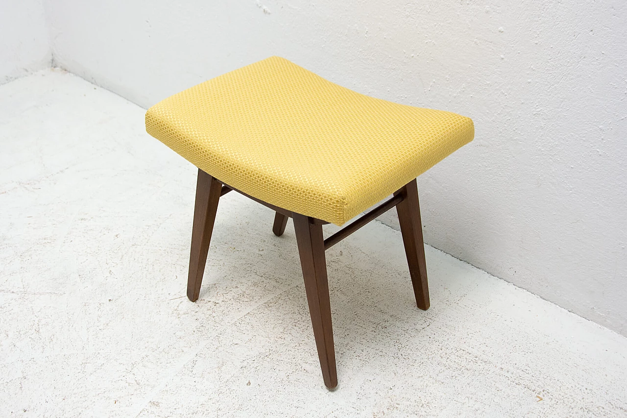 Sgabello poggiapiedi Západoslovenské Nábytkárské Závody, anni '70 1474516