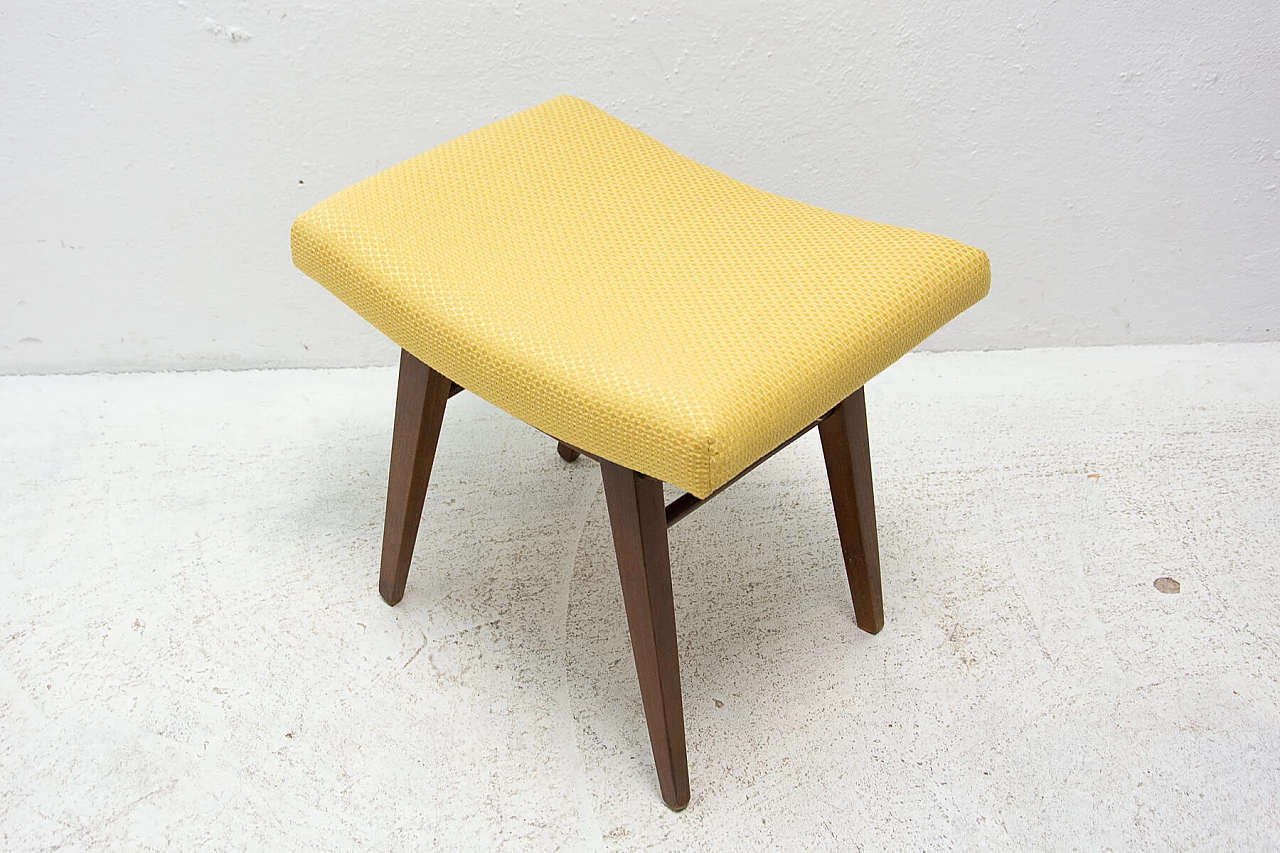 Sgabello poggiapiedi Západoslovenské Nábytkárské Závody, anni '70 1474518