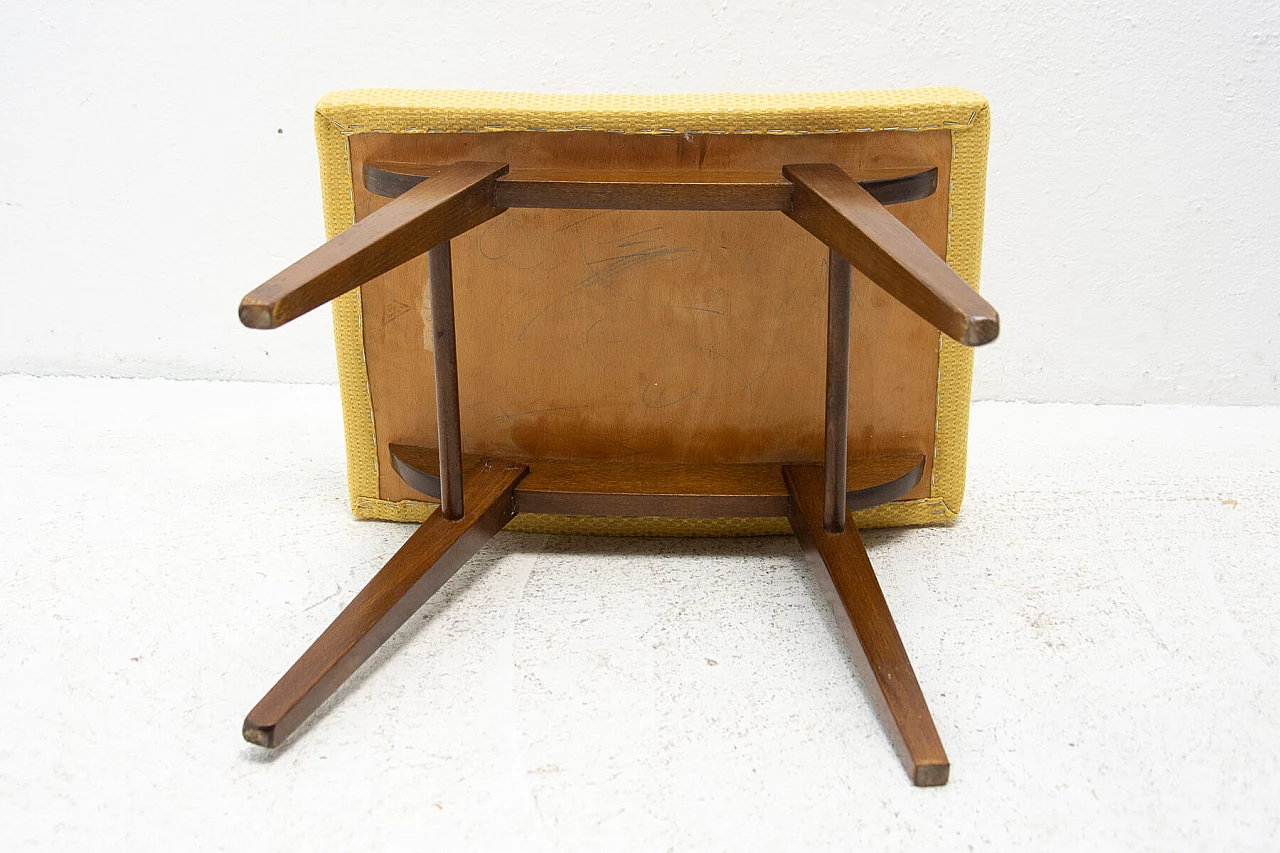 Sgabello poggiapiedi Západoslovenské Nábytkárské Závody, anni '70 1474524