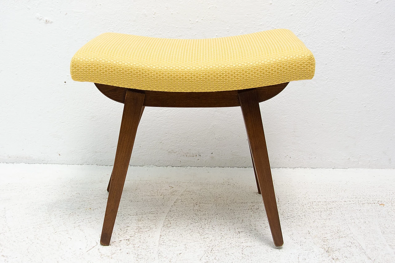 Sgabello poggiapiedi Západoslovenské Nábytkárské Závody, anni '70 1474526