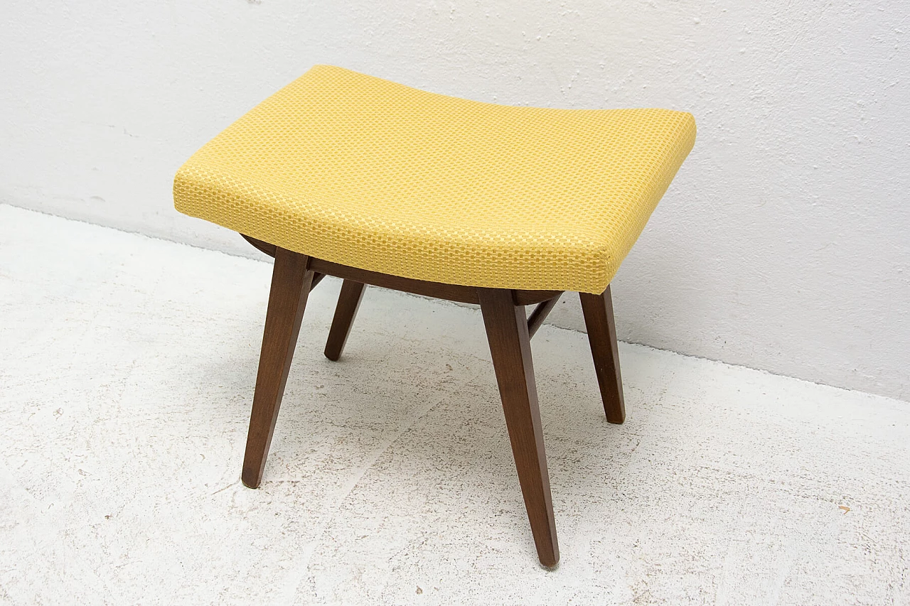 Sgabello poggiapiedi Západoslovenské Nábytkárské Závody, anni '70 1474528