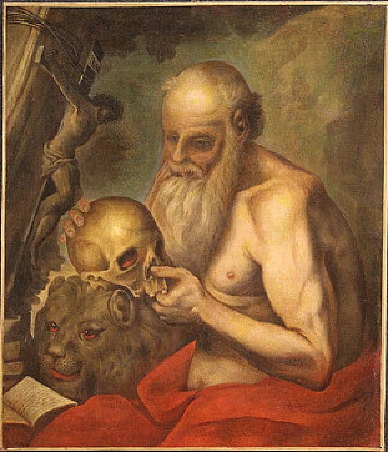 Saint Jerome, Italian oil painting, 17th century 1474578