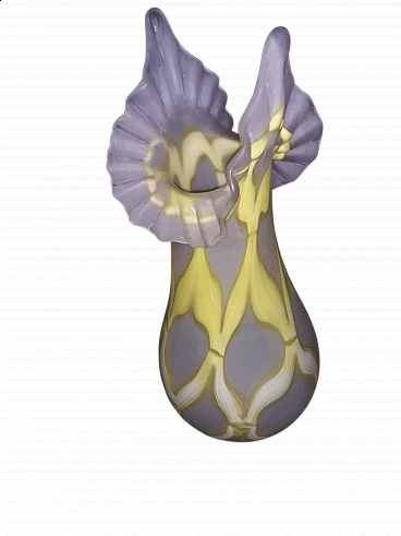 Murano glass flower vase, 1980s