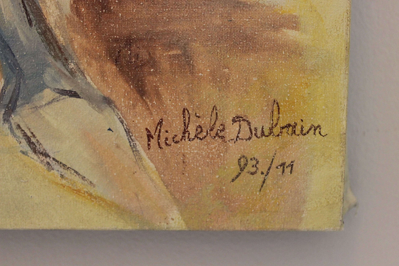 Oil on canvas by Michele Dubain, Abstract Expressionism, 1990s 1474606