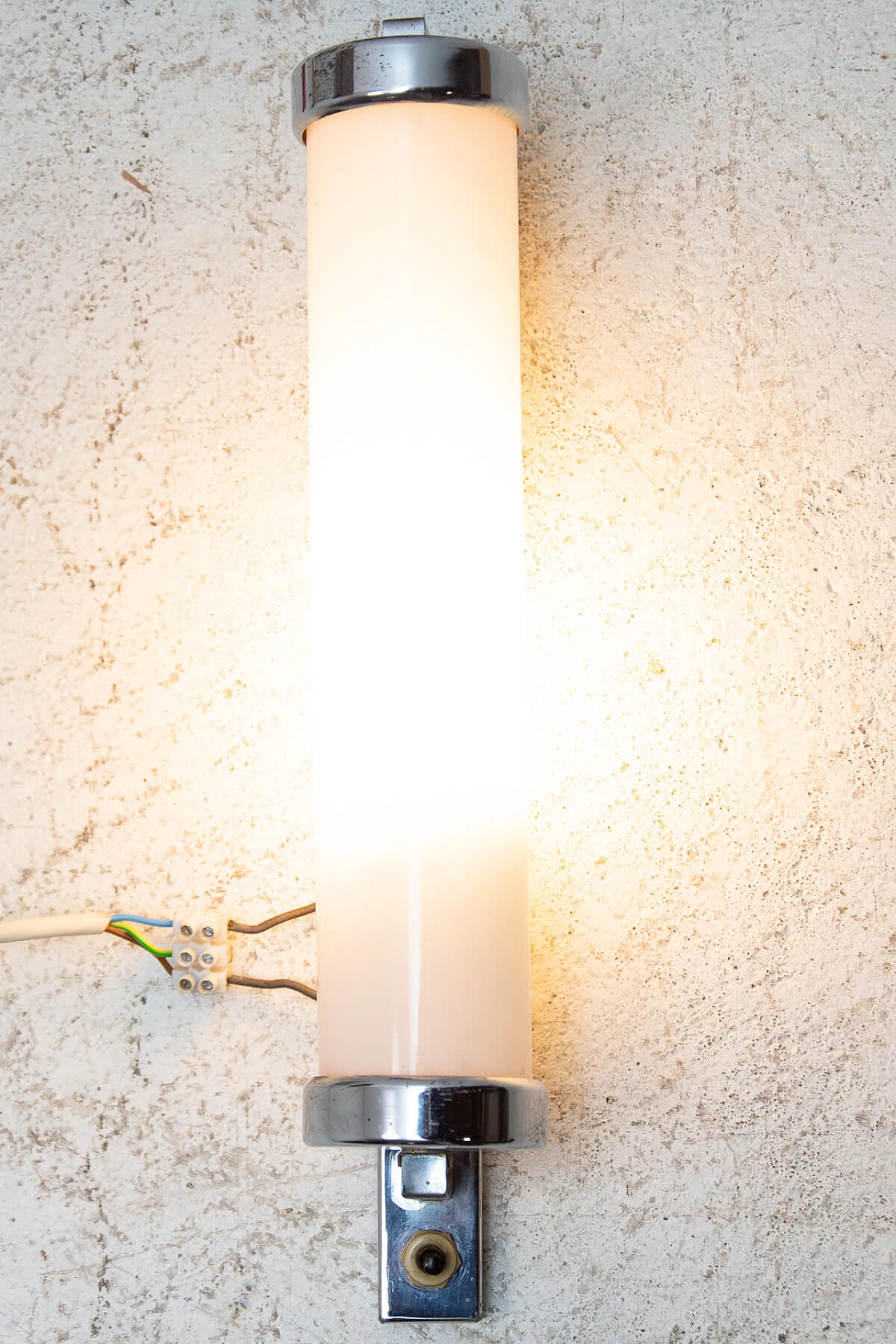 Chromed Bauhaus-style wall lamp, 1930s 1474779