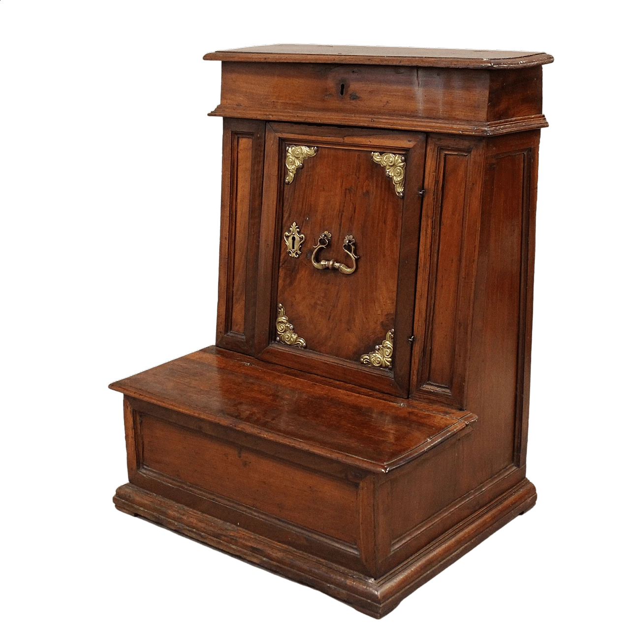 Louis XV style knee-stool in walnut, 18th century 1474821