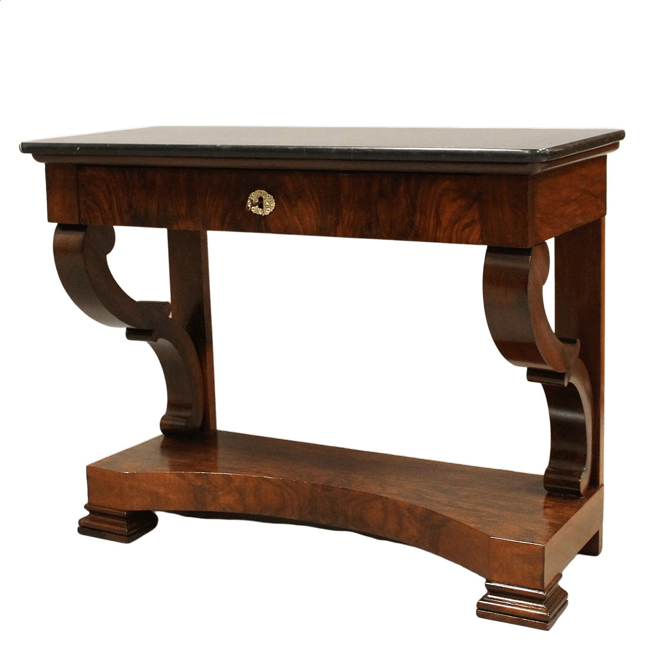 Consolle in stile Carlo X in noce, '800 1474848
