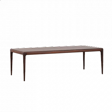Coffee table in rosewood by Johannes Andersen for CFC Silkeborg, 60s
