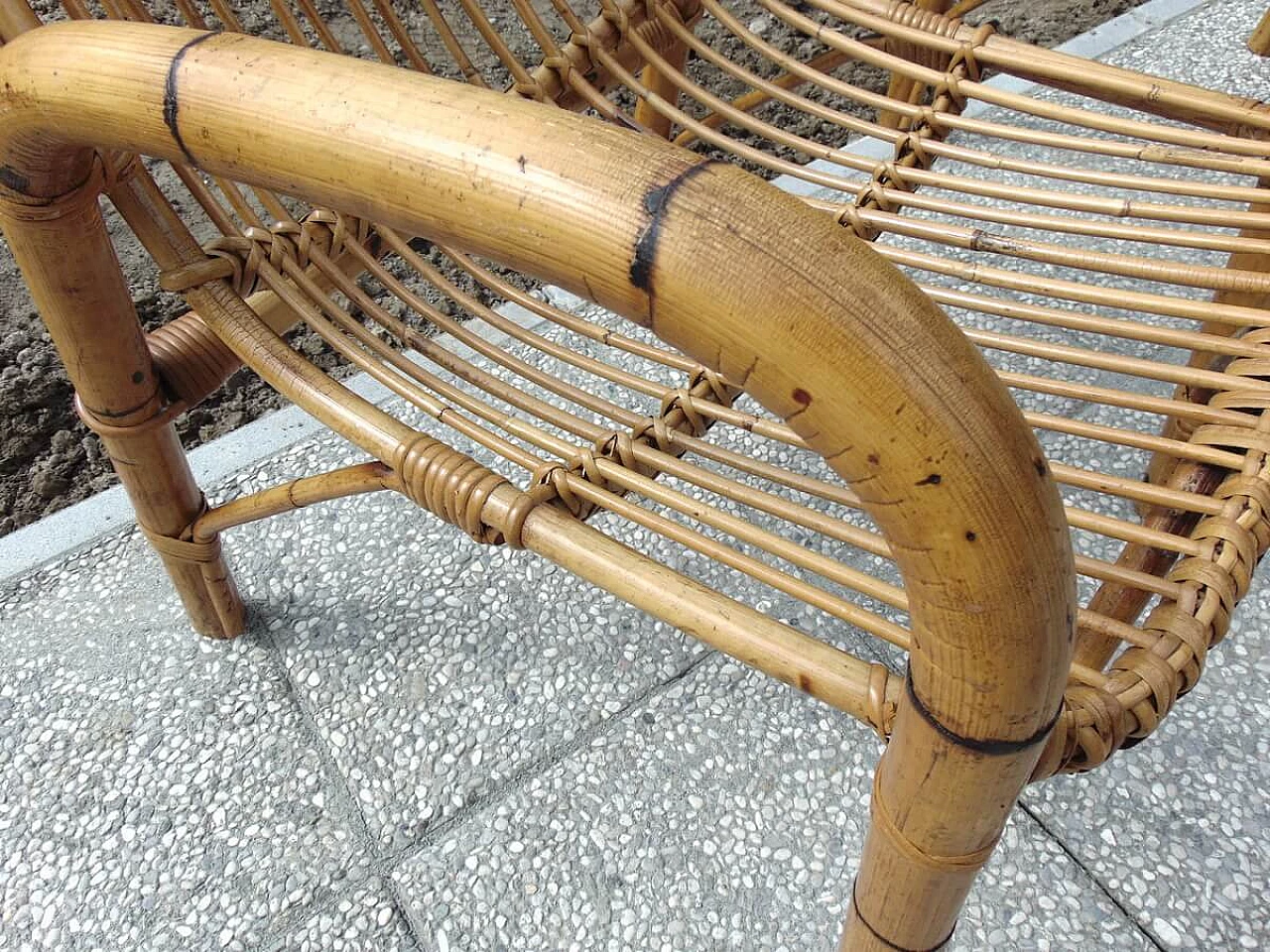 Set da giardino in bambù, anni '70 1476074