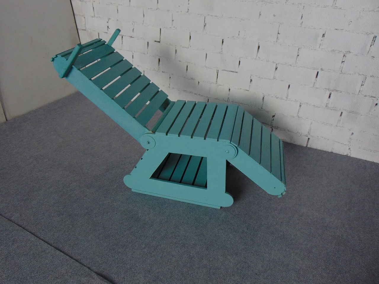 Poltrona da giardino reclinabile, anni '60 1476138