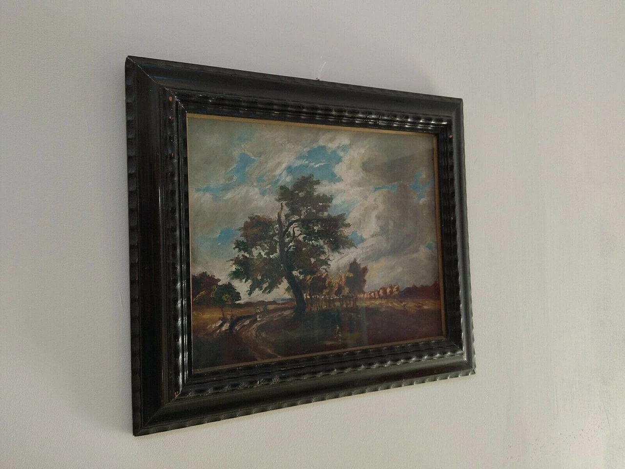 Oil painting on panel Dopo la pioggia, 1933 1477092