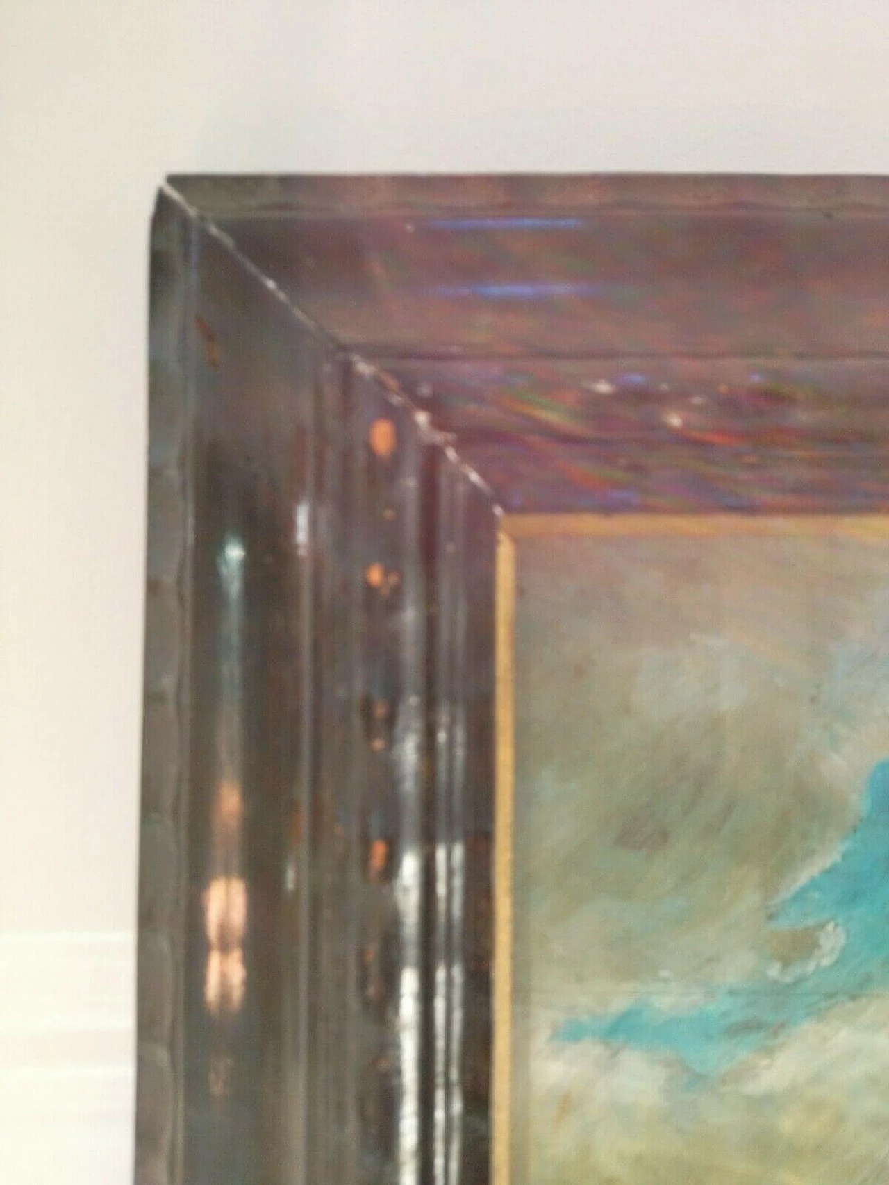 Dipinto a olio su tavola Dopo la pioggia, 1933 1477096