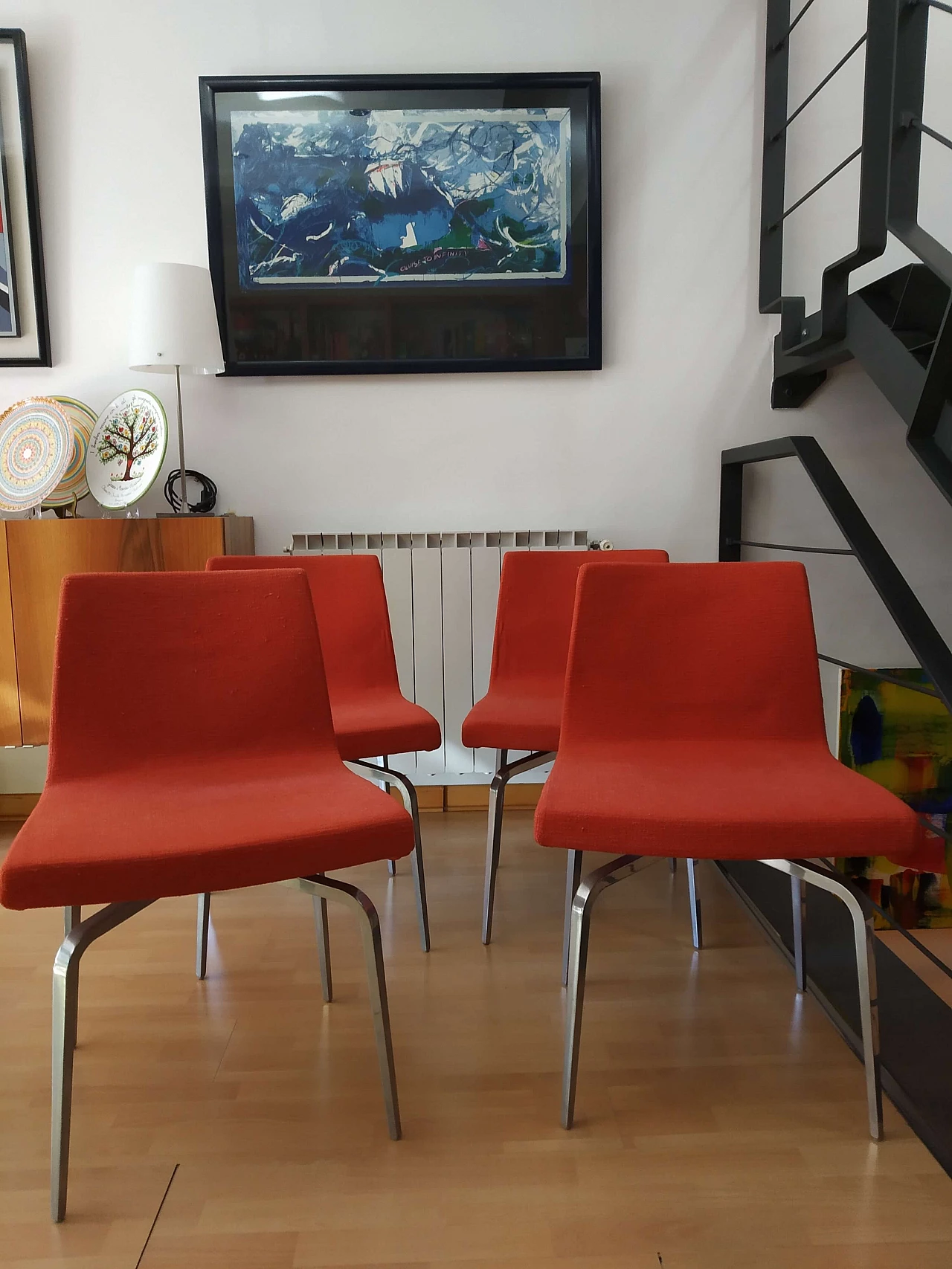 4 Hella Chairs by Mauro Lipparini for MisuraEmme 1477125