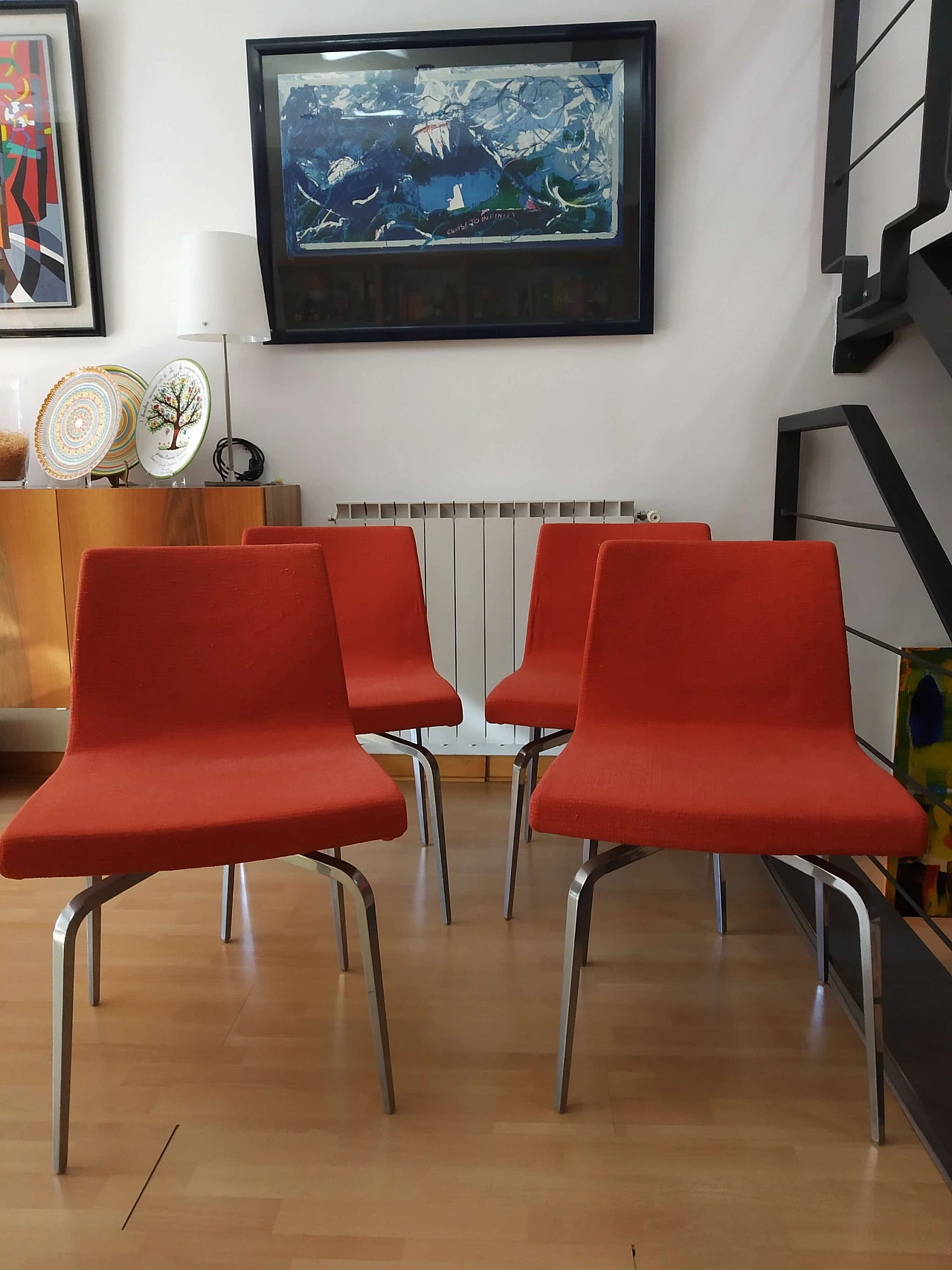 4 Hella Chairs by Mauro Lipparini for MisuraEmme 1477126
