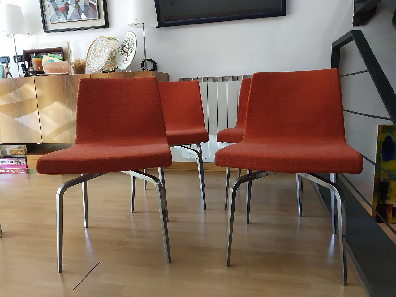 4 Hella Chairs by Mauro Lipparini for MisuraEmme 1477129